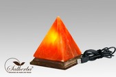 Lampă de sare din Himalaya cu USB - piramidă